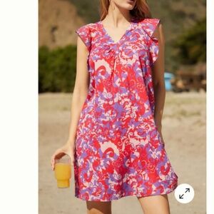 NWT ANTHROPOLOGIE Ro's Garden Parker Mini Dress SIZE M